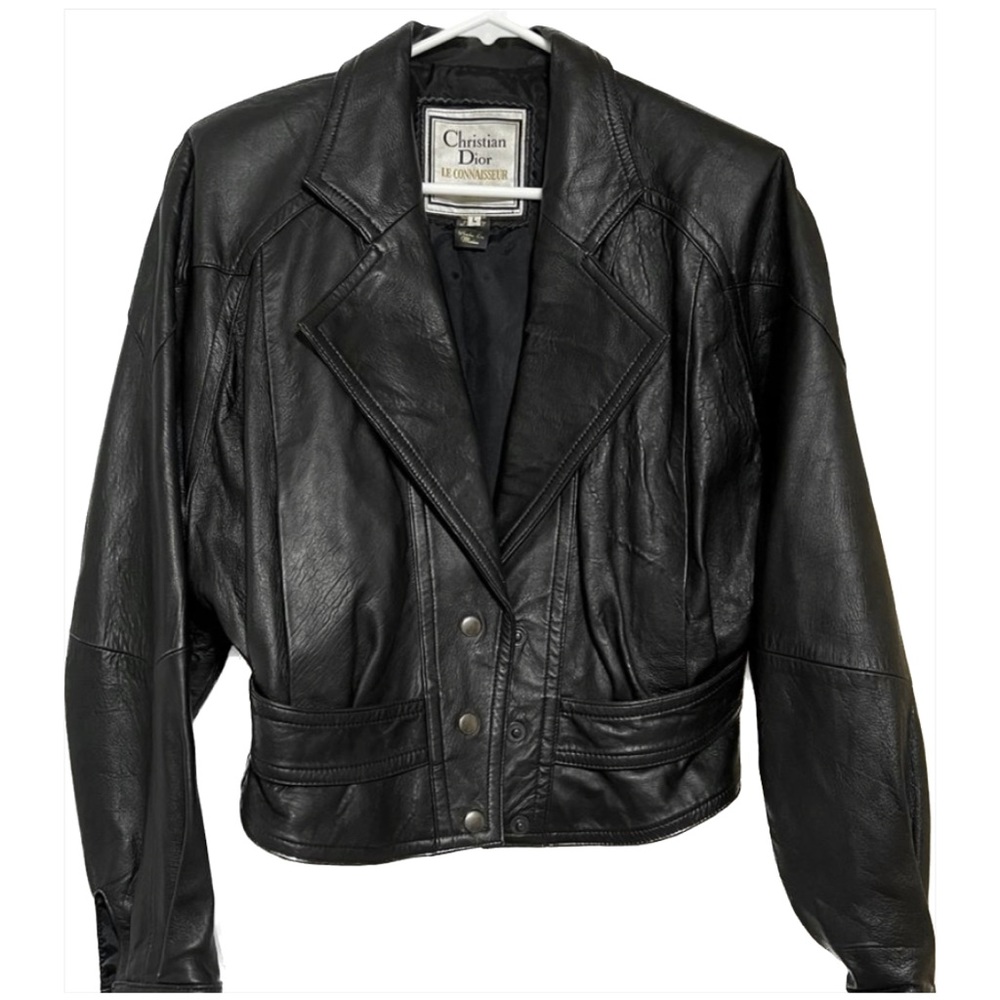 Authentic Christian Dior leather jacket